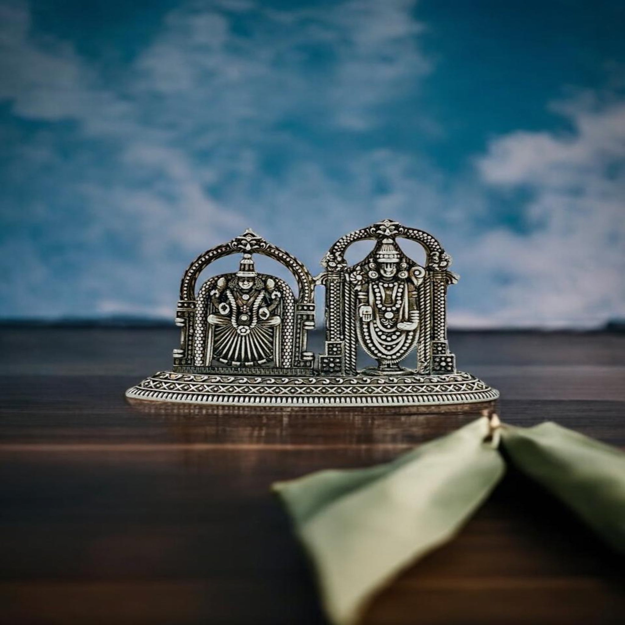 Lord Balaji with Padmavathi Idol with 92.5 Silver