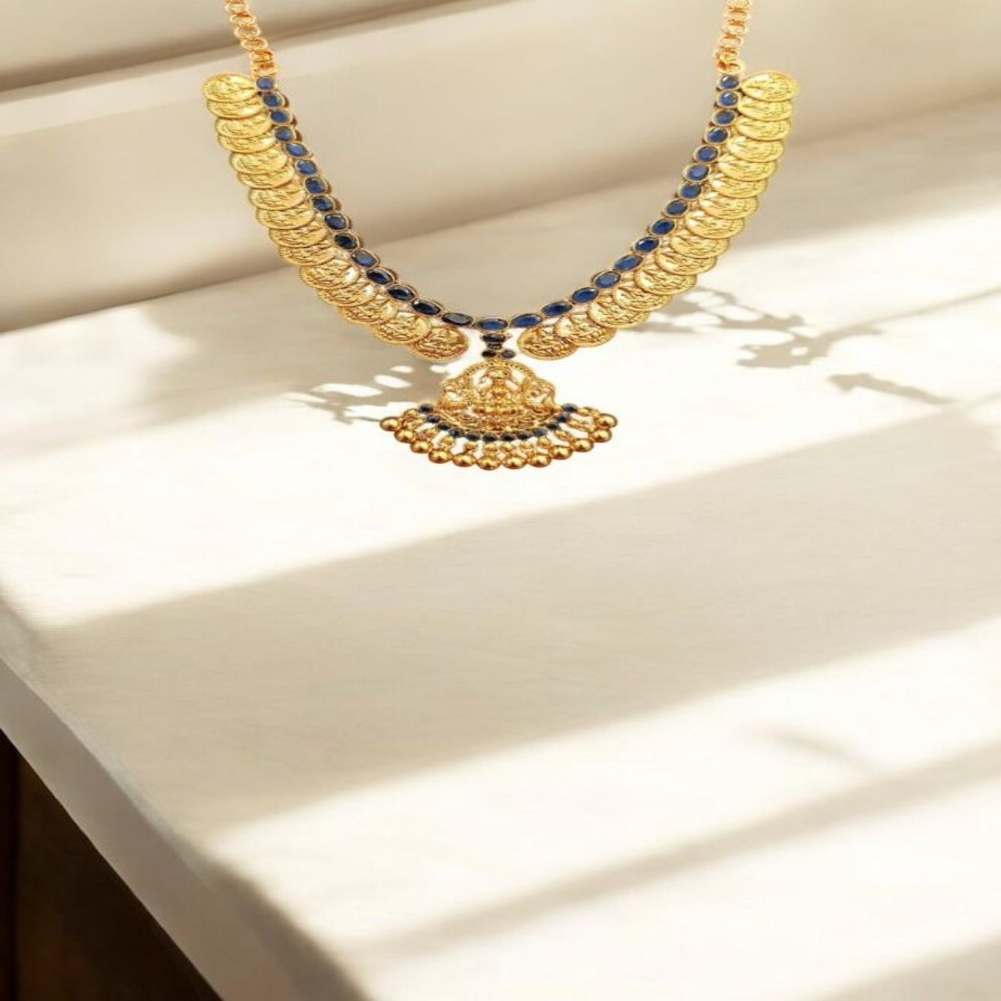 Temple Necklace with Kasula Peru Design